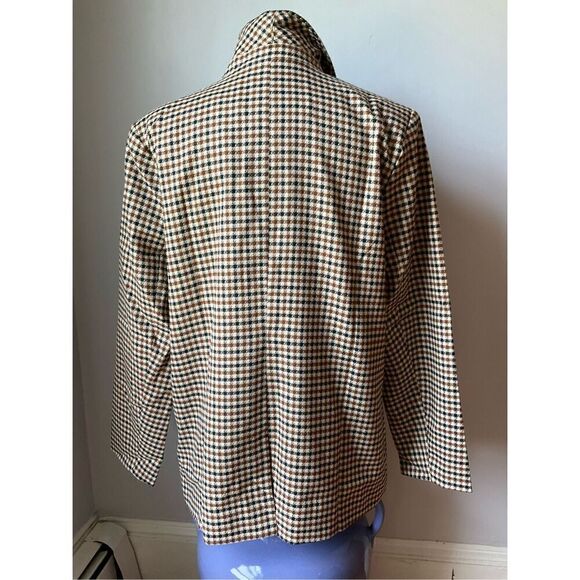 Polagram Plaid Blazer, L. Perfect layering Piece for Fall! Prep, Office Siren, s - Picture 7 of 16